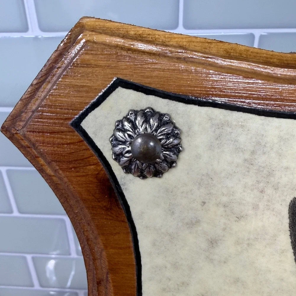 Vintage Wooden Scottish Terrier Wall Sign Coat Rack Leash Hook Scottie Dog